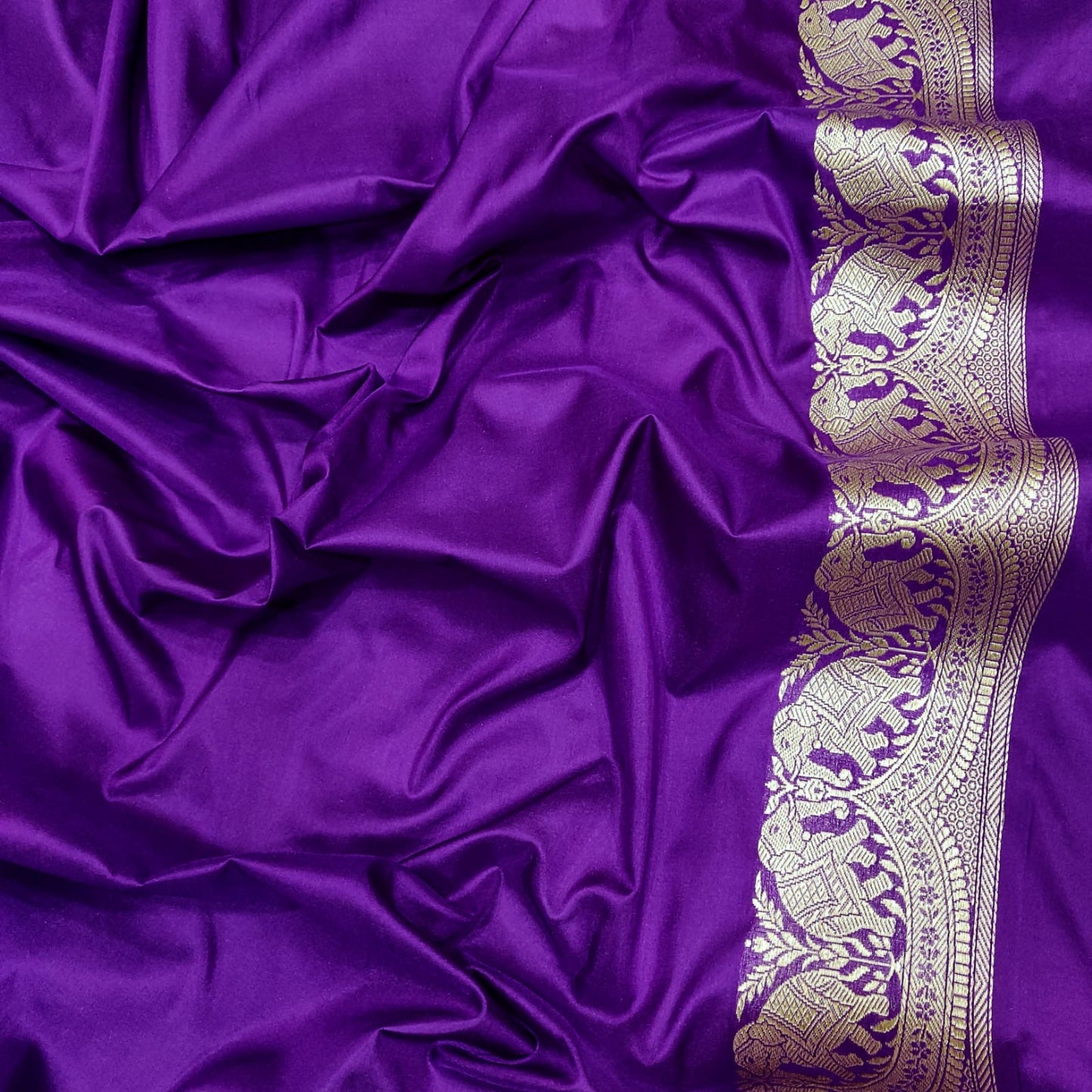 Numani katan silk handwoven sarees - Saffronfashionindia