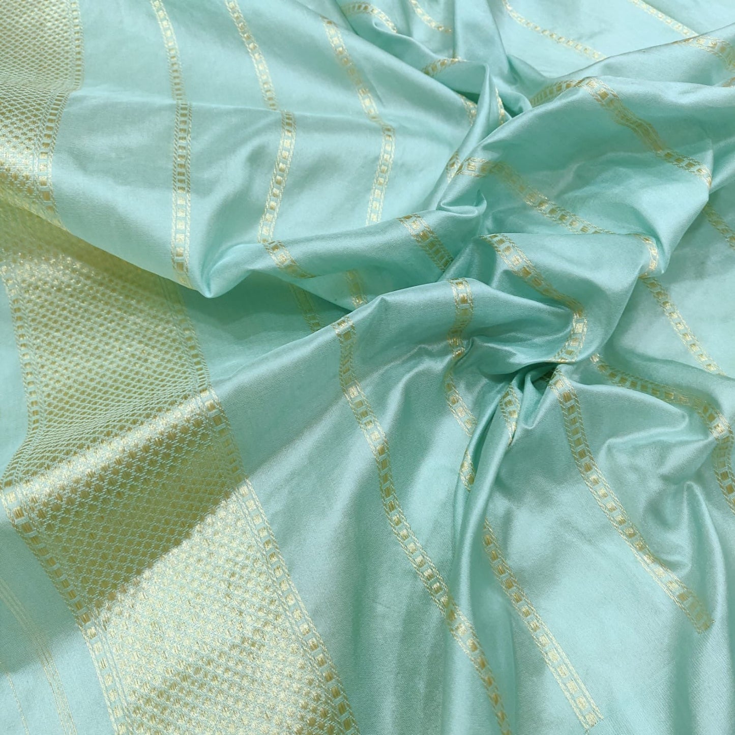 Moria handwoven saree tissue saree Indian sari blouse Saffronfashionindia