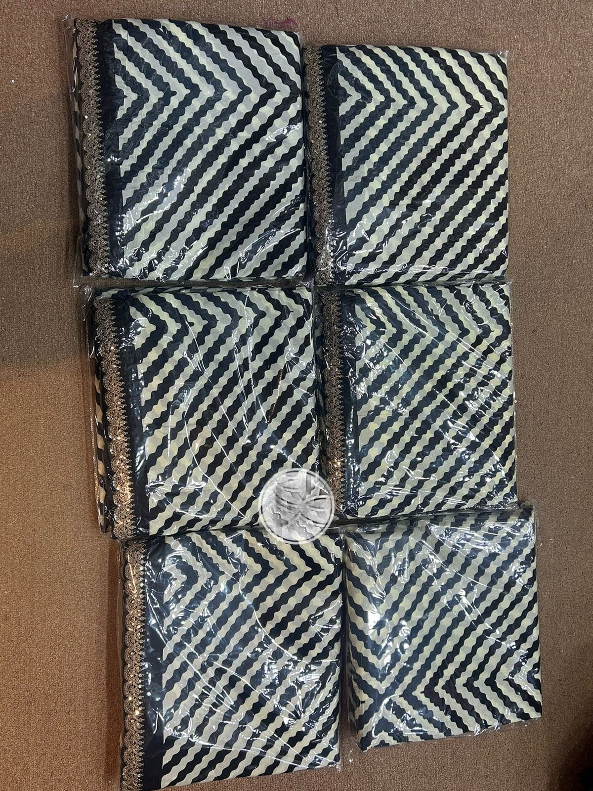 Signature styled Striped satin saree beautiful women sarees - Saffronfashionindia