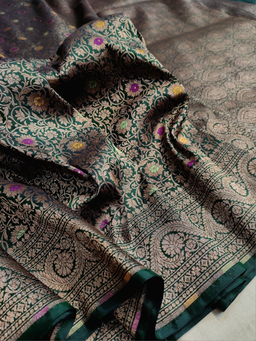 Roopa Sona Katan banarsi bridal sarees - Saffronfashionindia