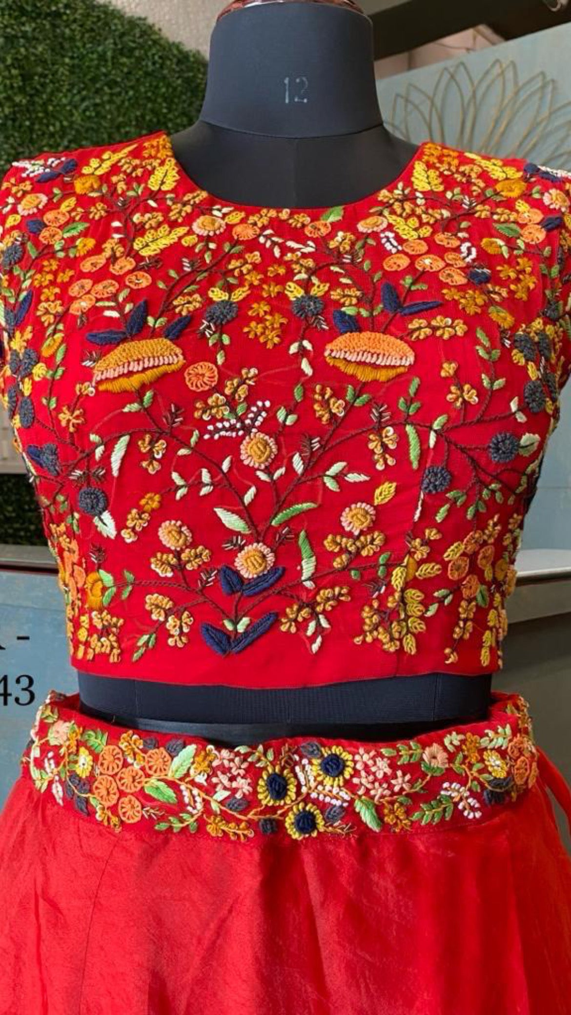 Red ridding indowestern dress - Saffronfashionindia