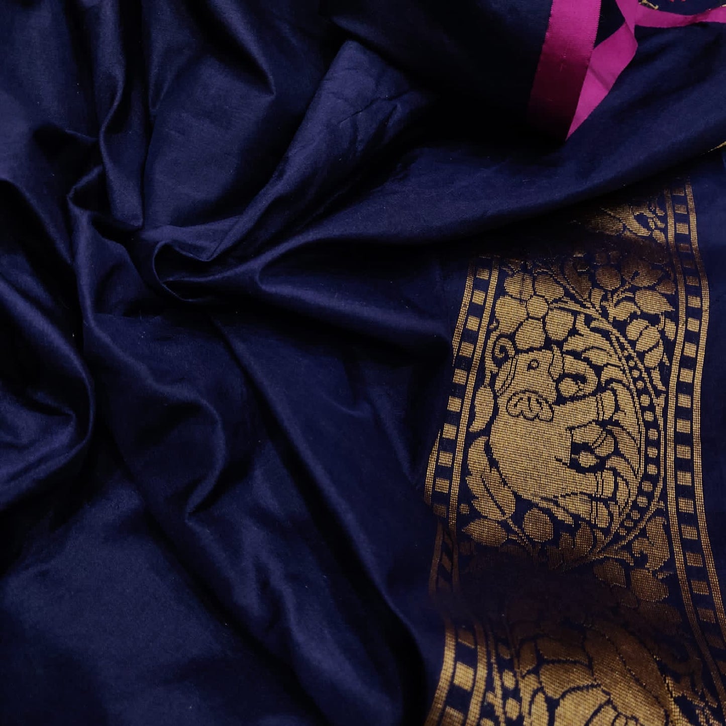 Harijana katan silk handwoven silk sarees - Saffronfashionindia