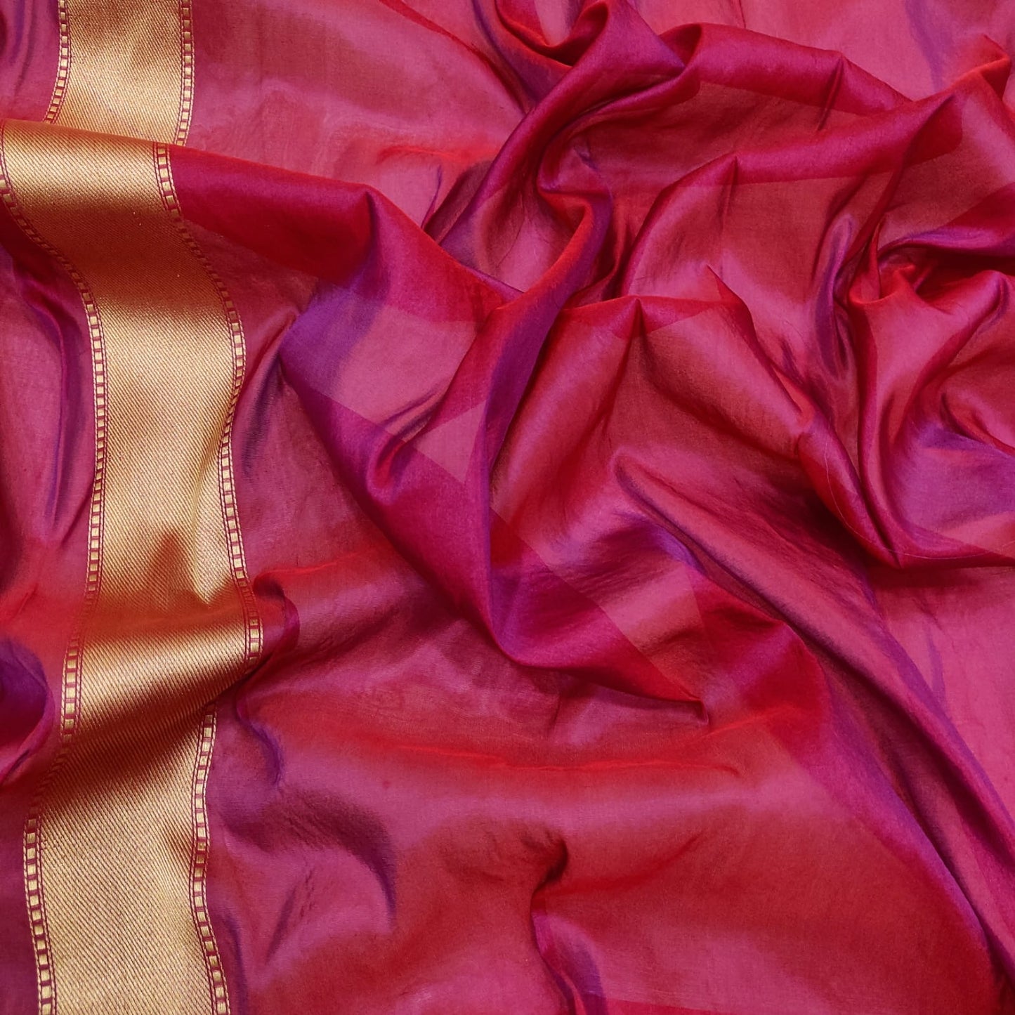 Ramaji kora handwoven kadwa zari sarees - Saffronfashionindia