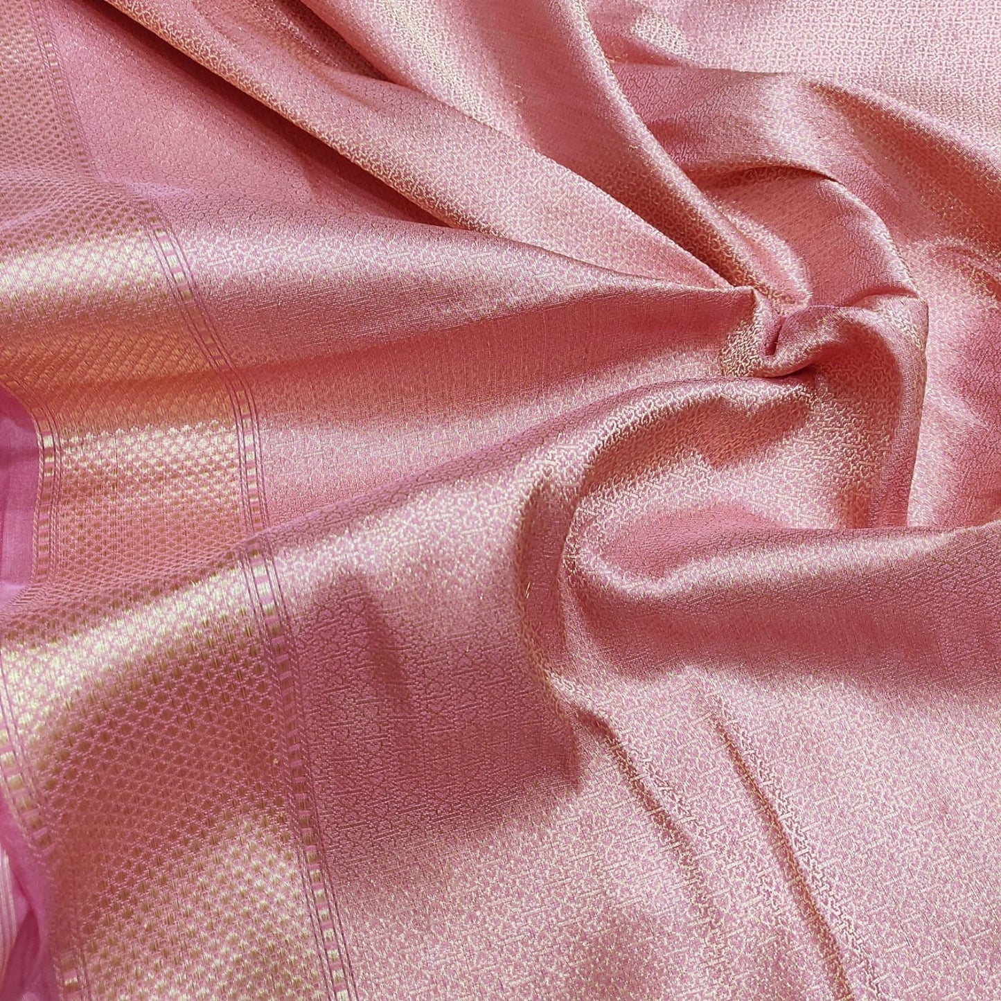 Anika tissue saree Handwoven saree Indian sari blouse SaffronFashion