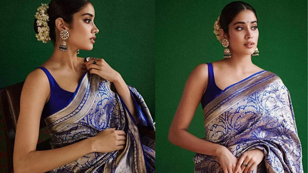 Vintage Banarsi silk saree royal saree heritage saree celebrity sari - Saffronfashionindia