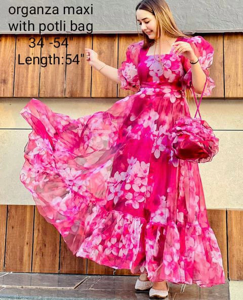 Wine floral gorgeous cocktail dress - Saffronfashionindia