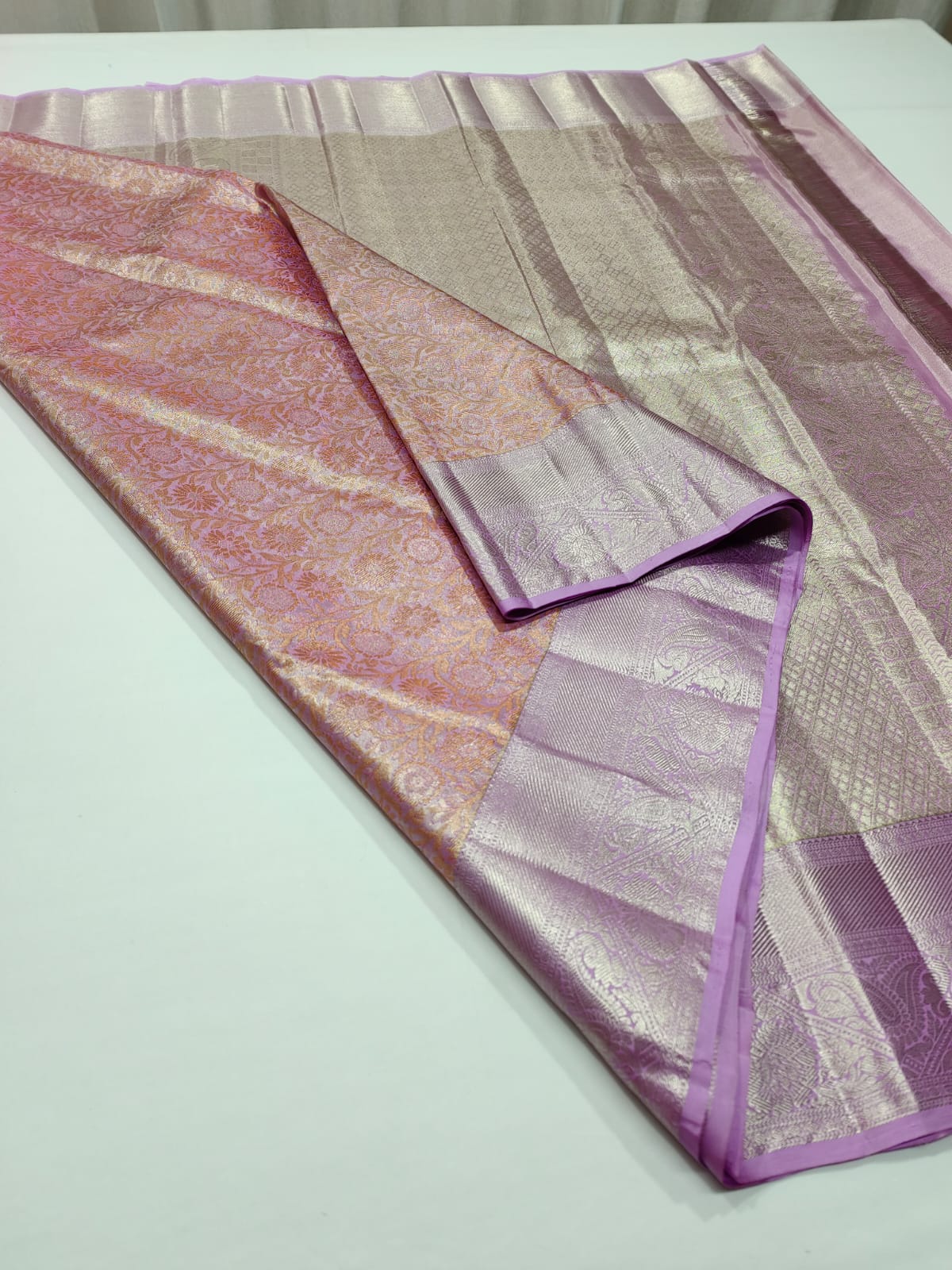 Suvila bridal Kanjeevaram saree - Saffronfashionindia