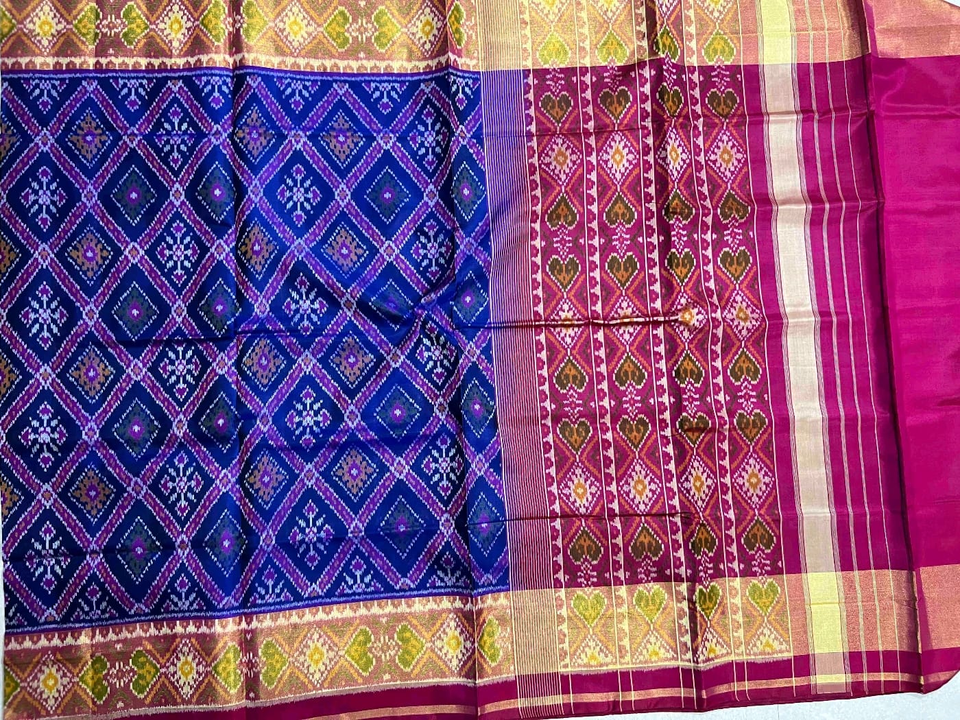 Rukmani patola silk saree - Saffronfashionindia