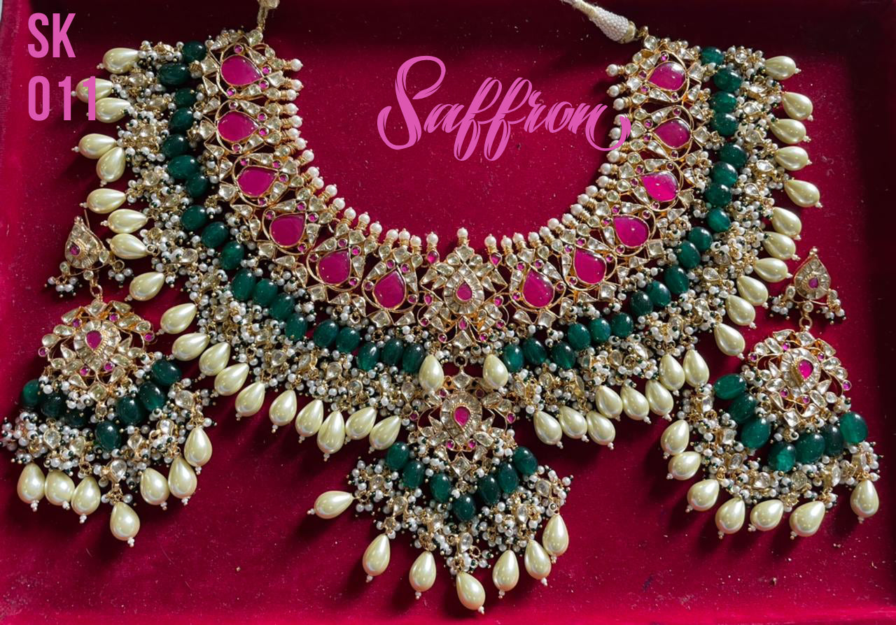 Avikta bridal set - Saffronfashionindia