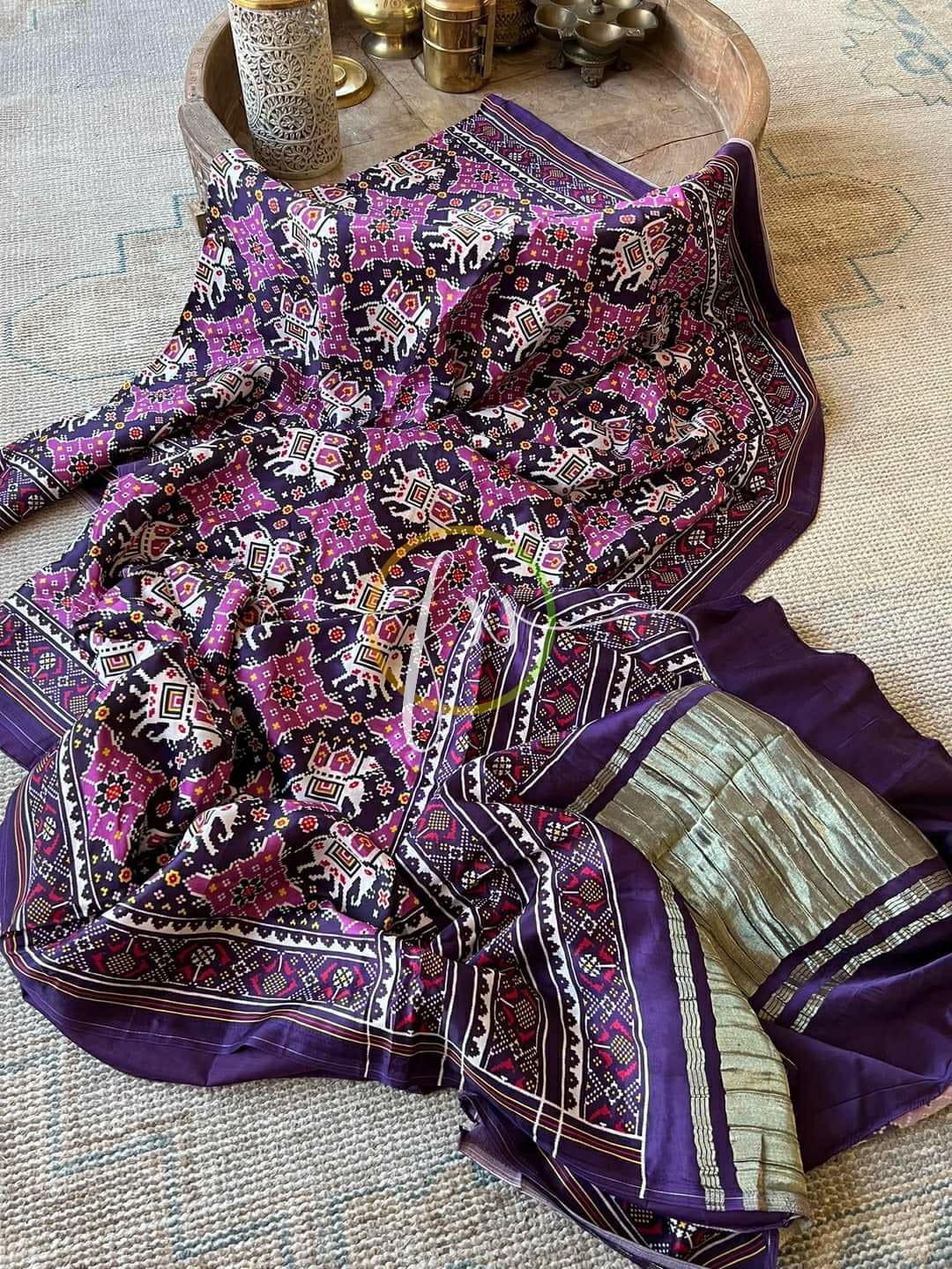 Kiara gajji silk saree - Saffronfashionindia