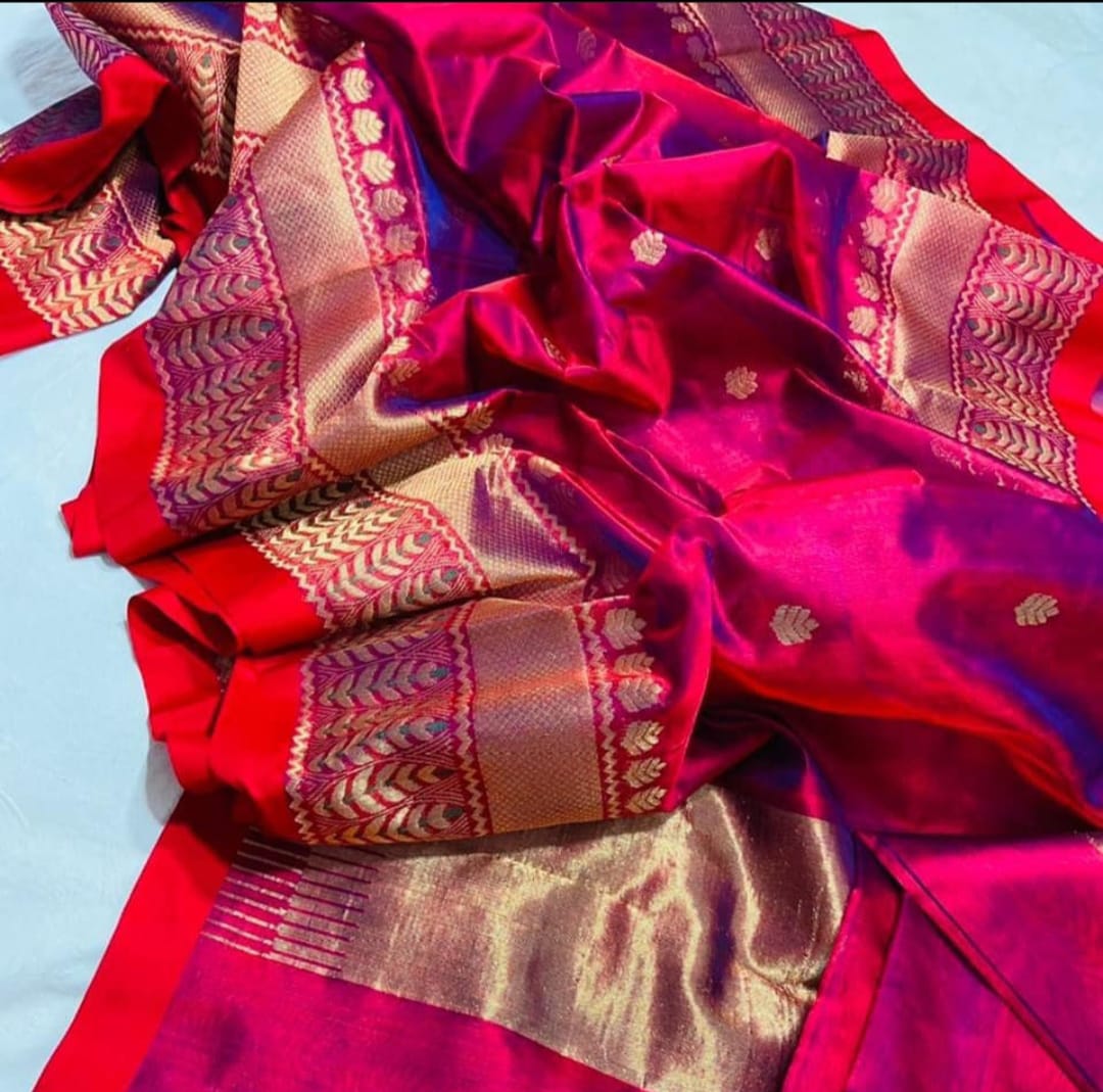 Rimi Chanderi saree - Saffronfashionindia