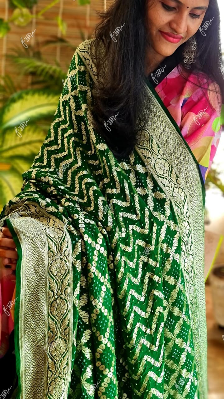 Vibrant dupatta - Saffronfashionindia