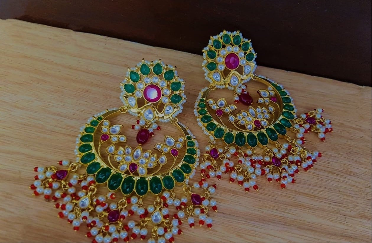 Rimjhim earrings - Saffronfashionindia