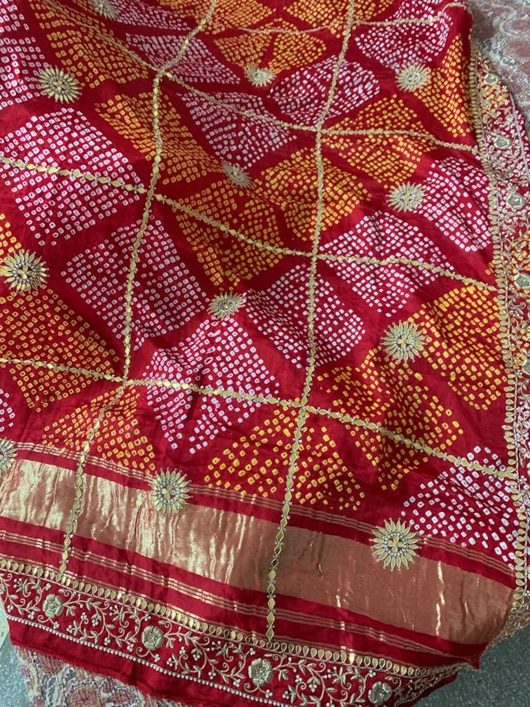 Raima gajji silk dupatta - Saffronfashionindia