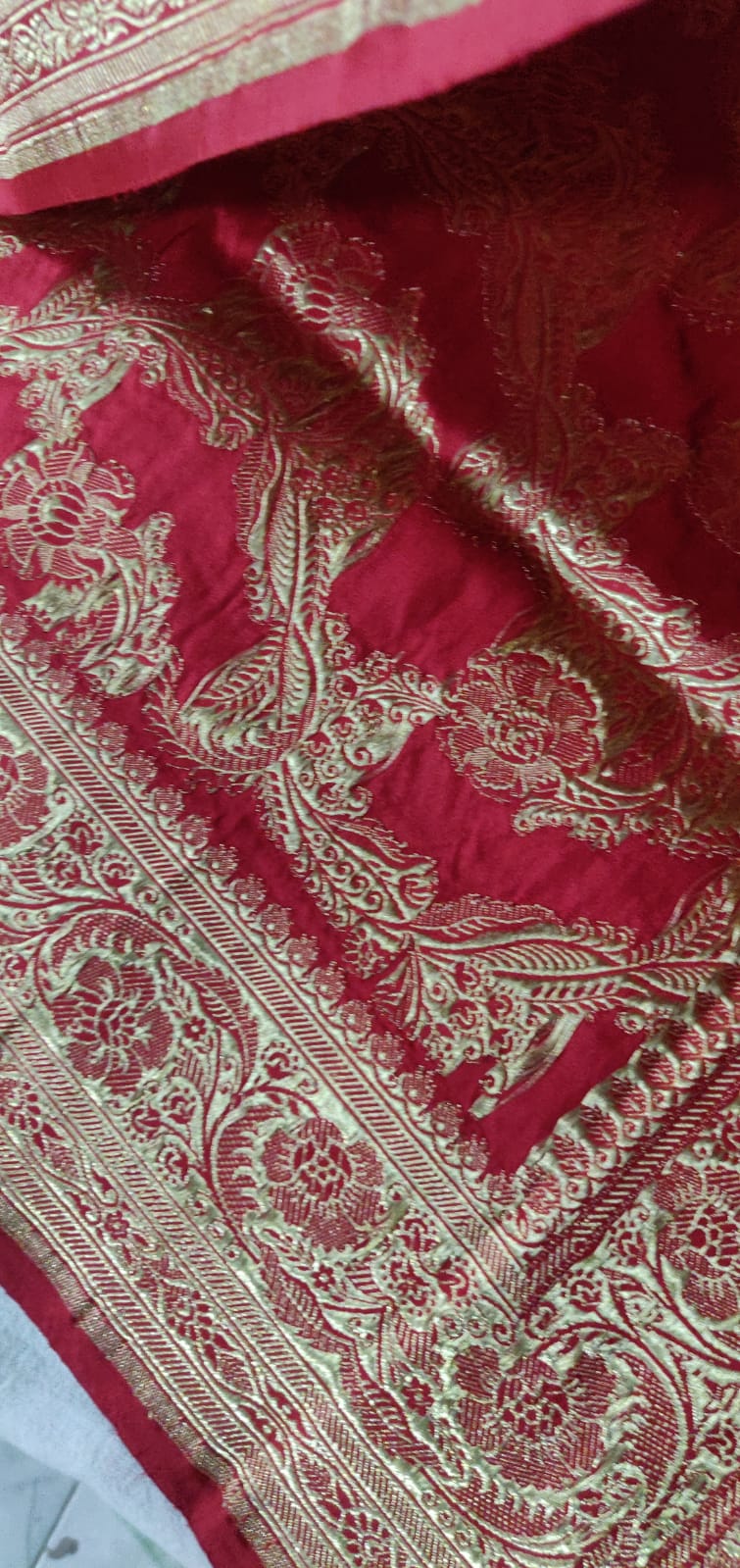 Jangla inspired Katan dupatta/banarsi dupatta/ - Saffronfashionindia