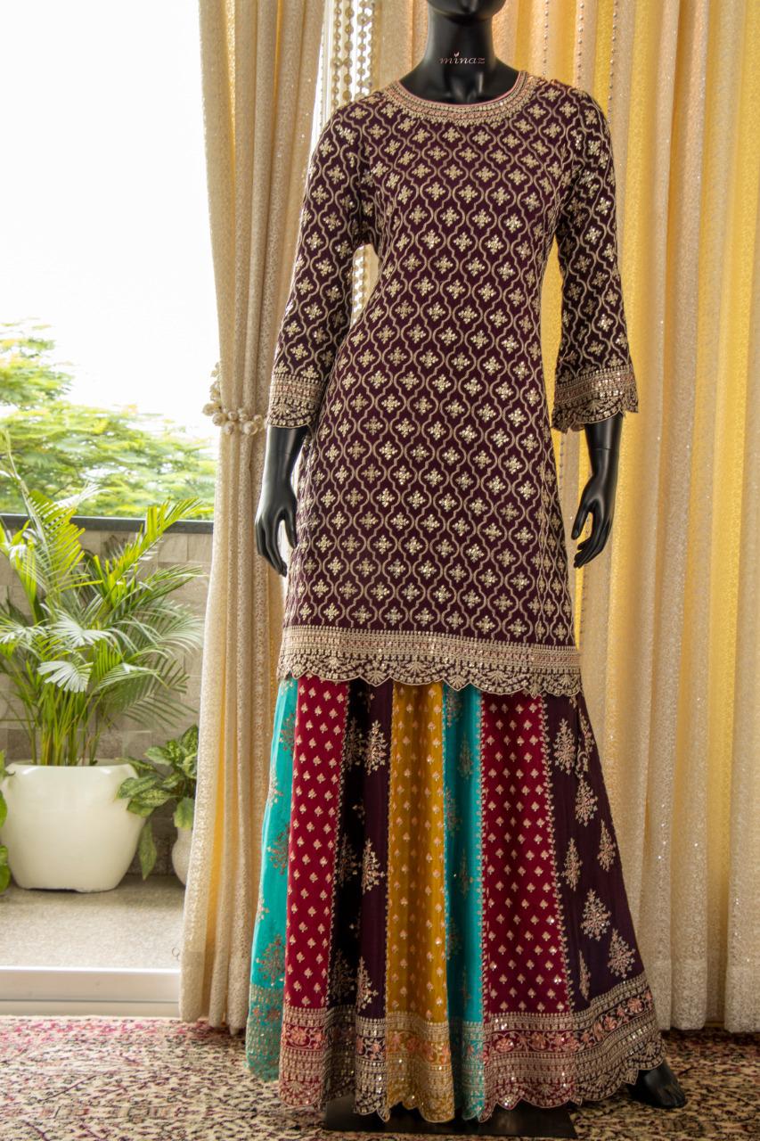 Ruksana Pakistani dress - Saffronfashionindia