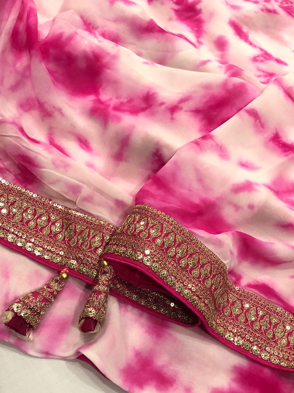 Yanshi organza saree - Saffronfashionindia