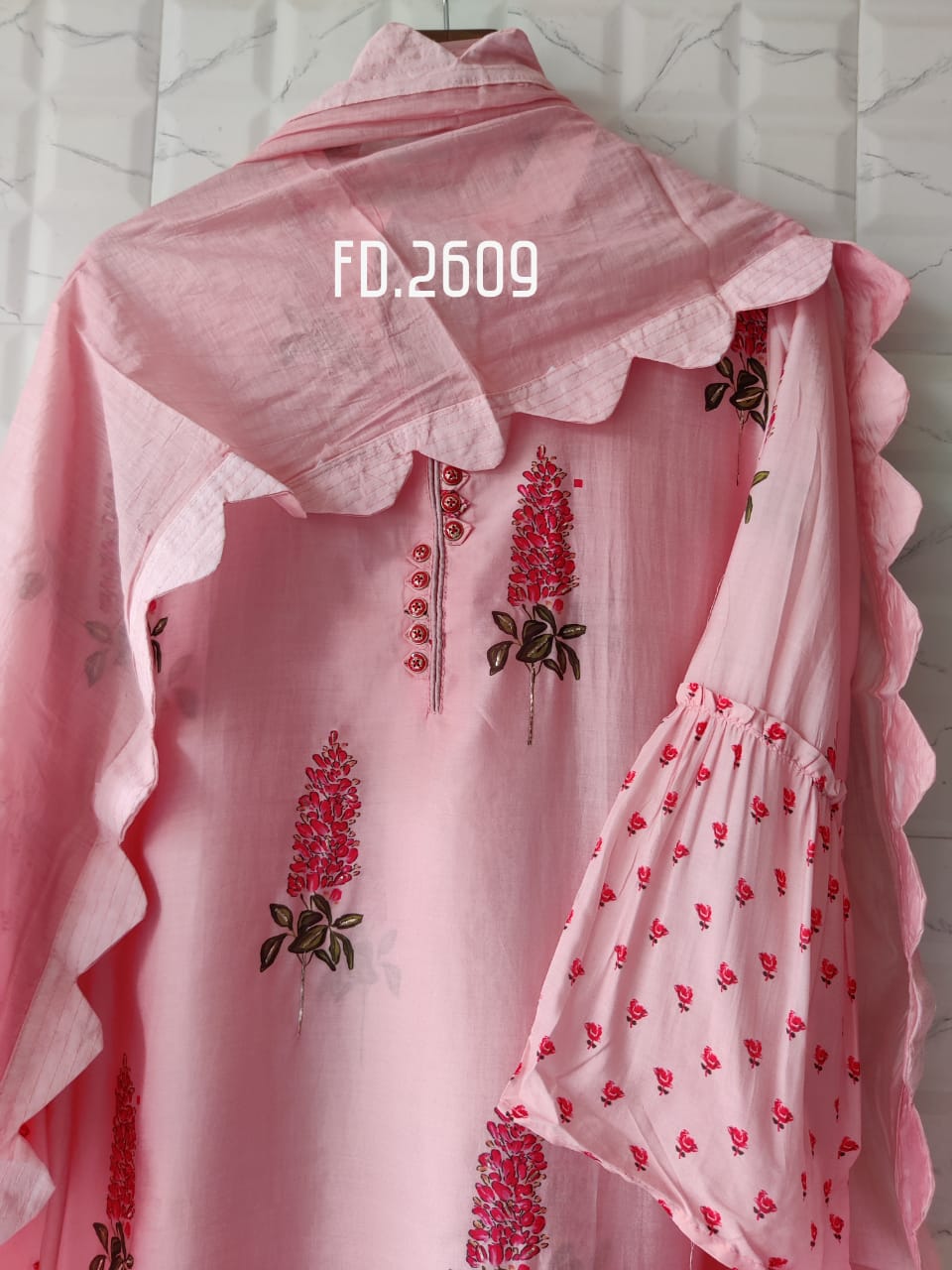 Pink salwarsuit - Saffronfashionindia