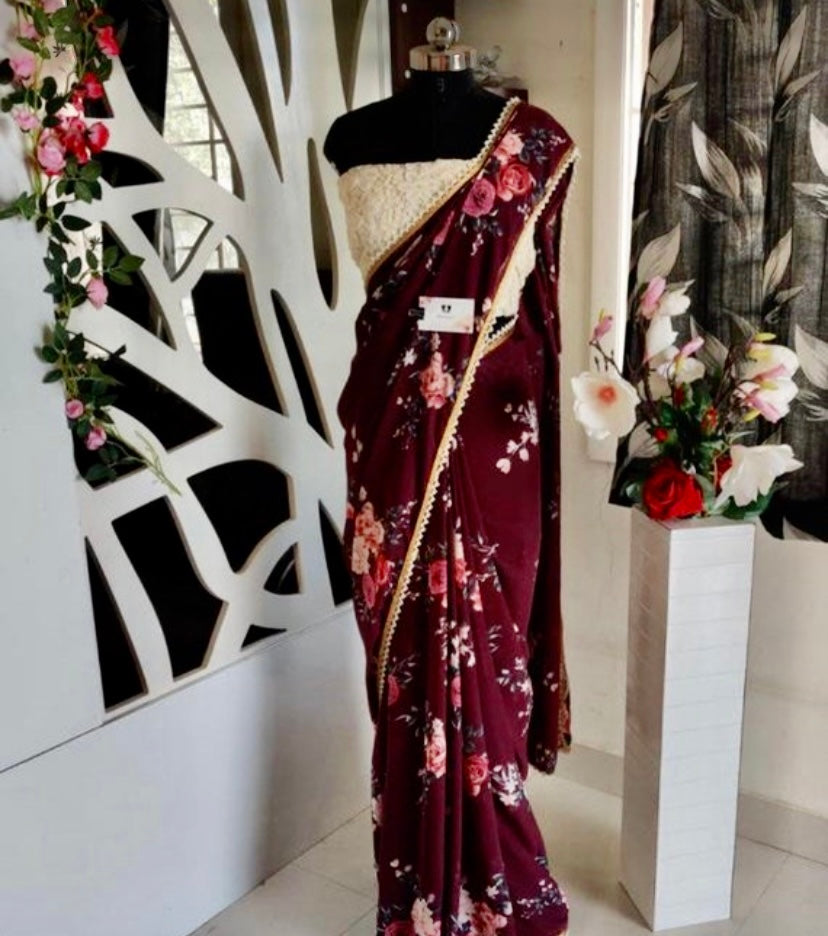 Vernicia saree - Saffronfashionindia
