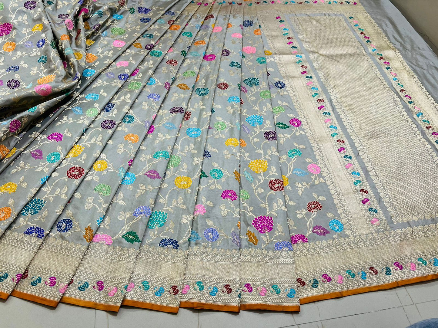 Premium jangla silk saree - Saffronfashionindia