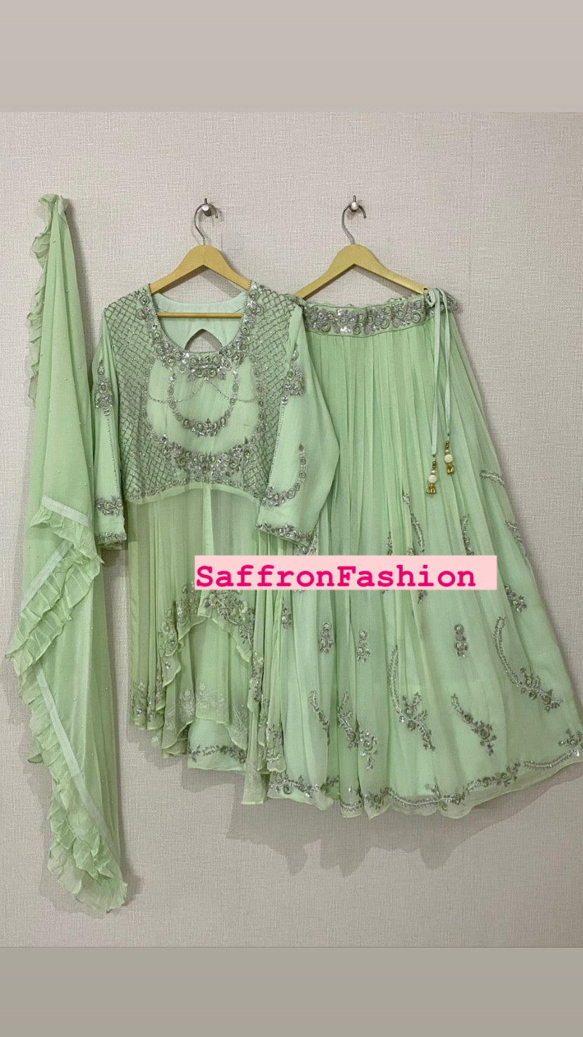 Mint inspired dress - Saffronfashionindia