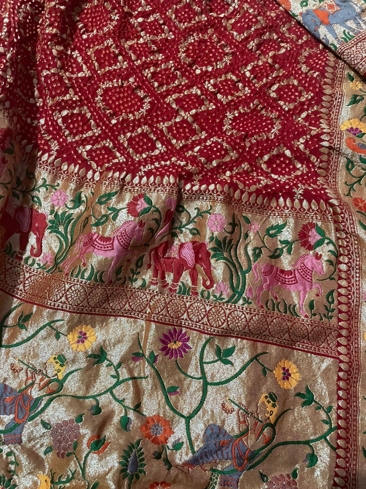 Anvesha handwoven dupatta - Saffronfashionindia