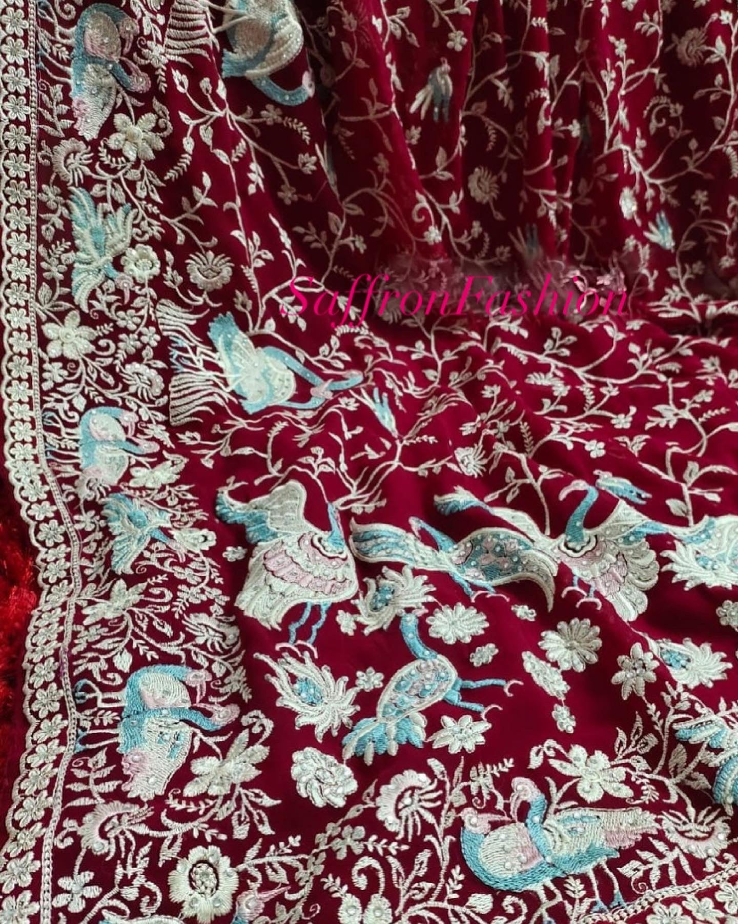 Parsi gara saree - Saffronfashionindia