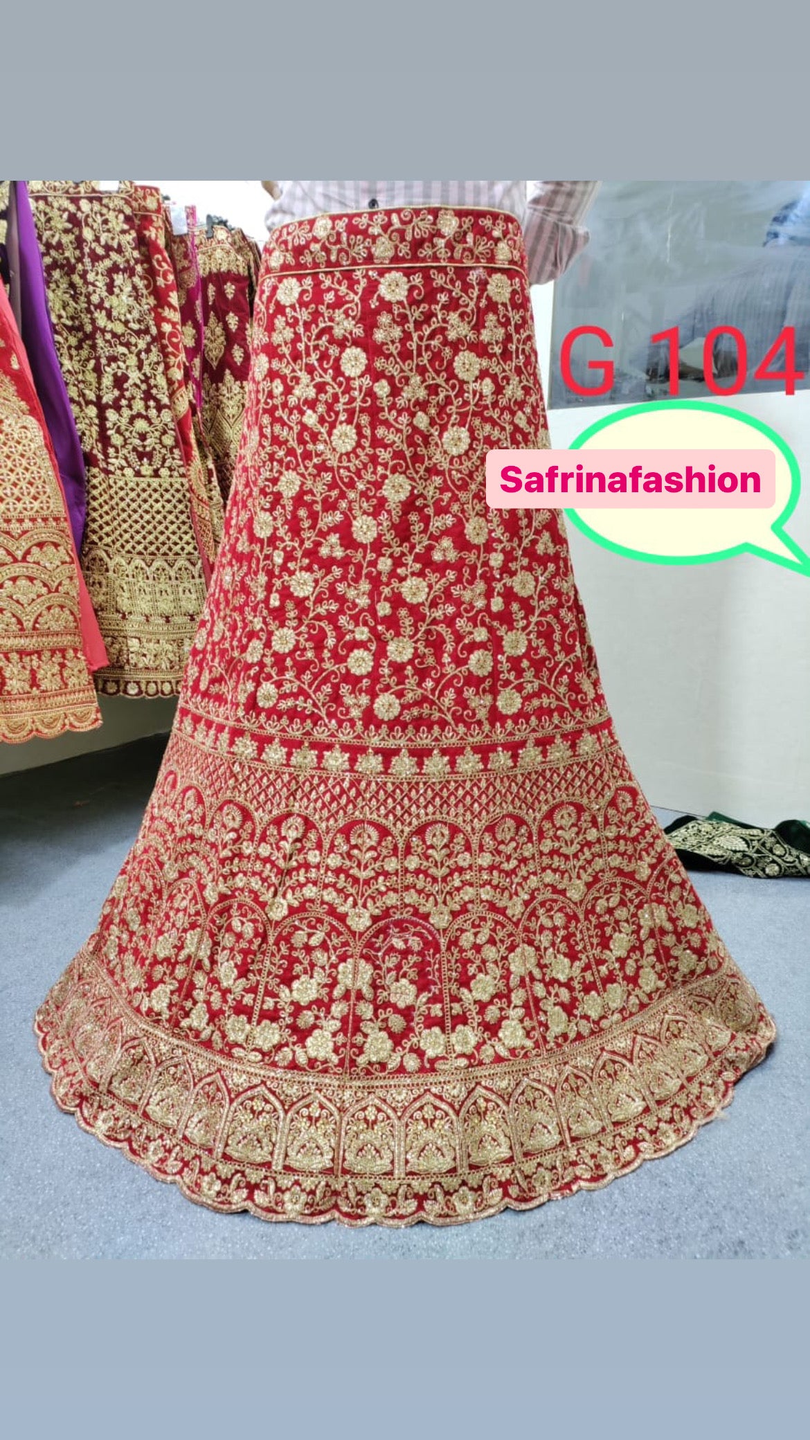 Jodha bridal traditional beautiful lehanga - Saffronfashionindia