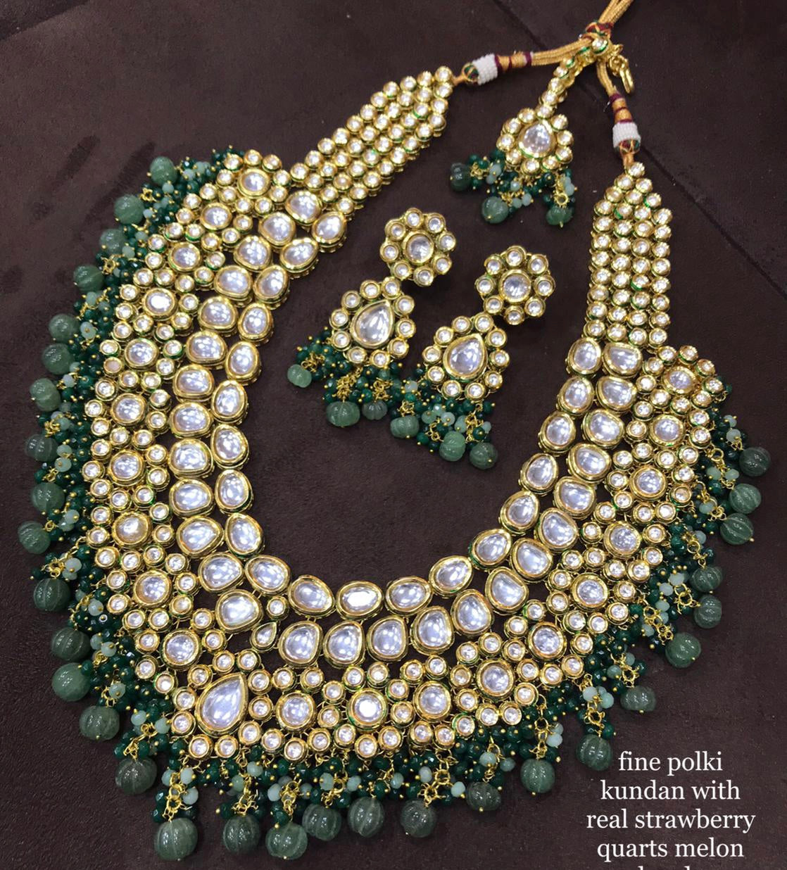 Mughal inspired bridal necklace - Saffronfashionindia