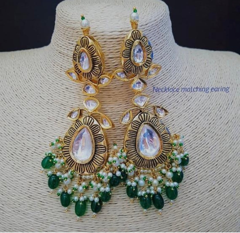 Rizaan choker set - Saffronfashionindia