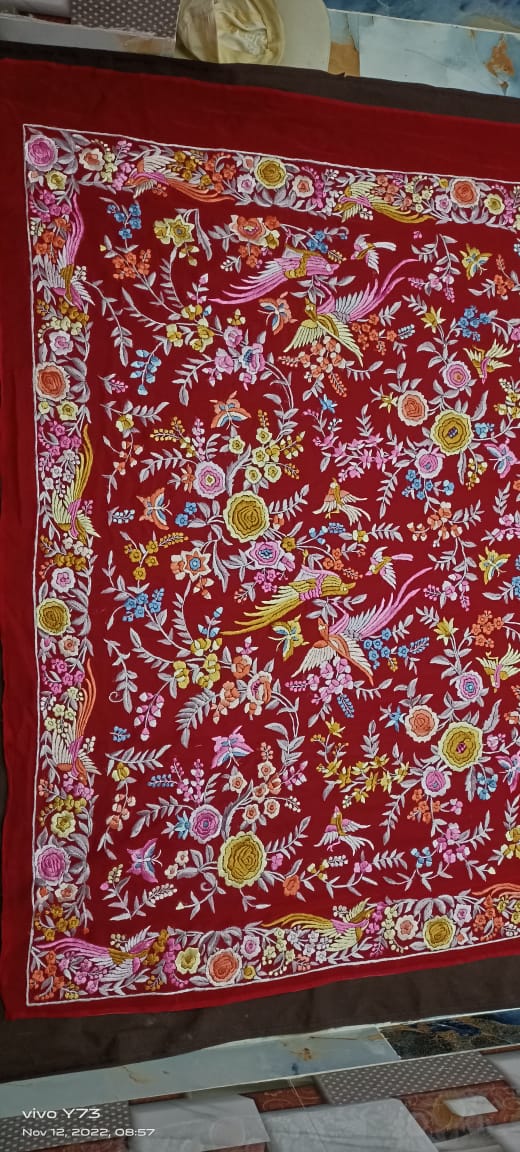 Ramisha rani Parsi gara saree - Saffronfashionindia