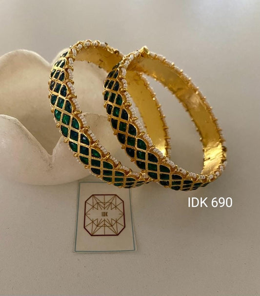 Razani kundan women bangle - Saffronfashionindia