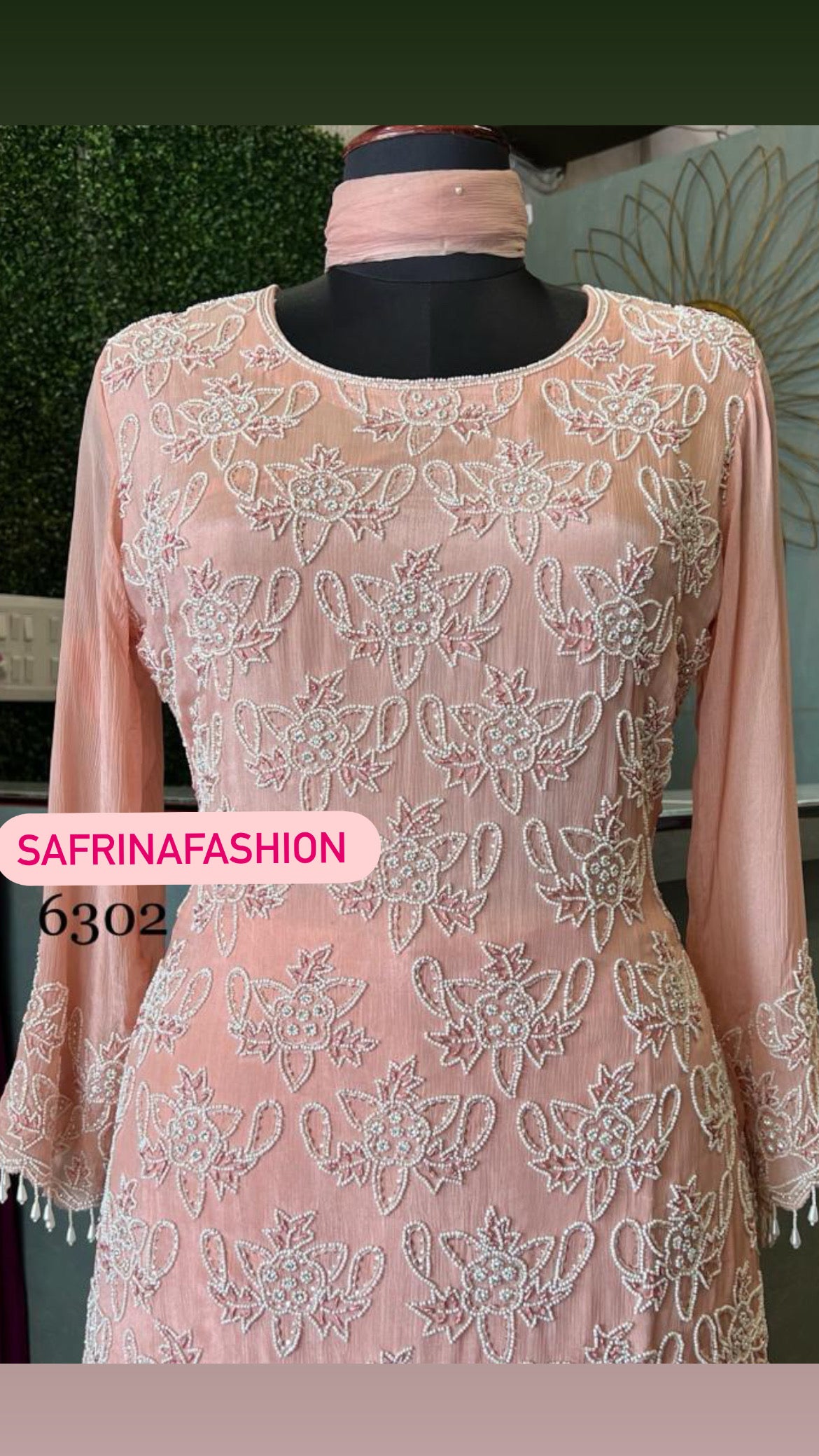 Vanilla kurta dress indowestern dress beautiful dress - Saffronfashionindia