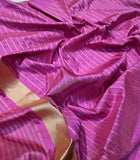 Purple Banarsi saree katan silk saree handwoven sari blouse Indian sarees Saffronfashionindia