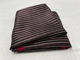 Striped Black red Chanderi saree beautiful sari