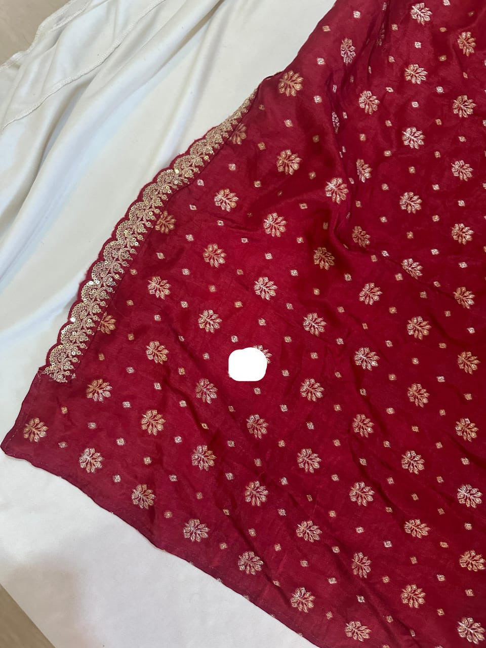 Premium handloom saree gorgette saree Indian sari blouse - Saffronfashionindia