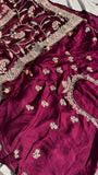 Gajji silk wedding saree bridal saree