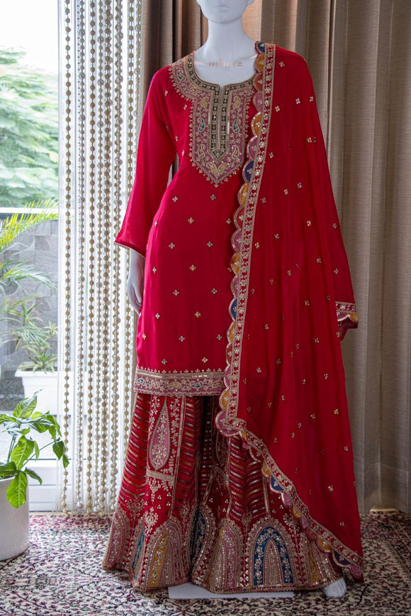 Oliva sharara dress women dress Pakistani dress