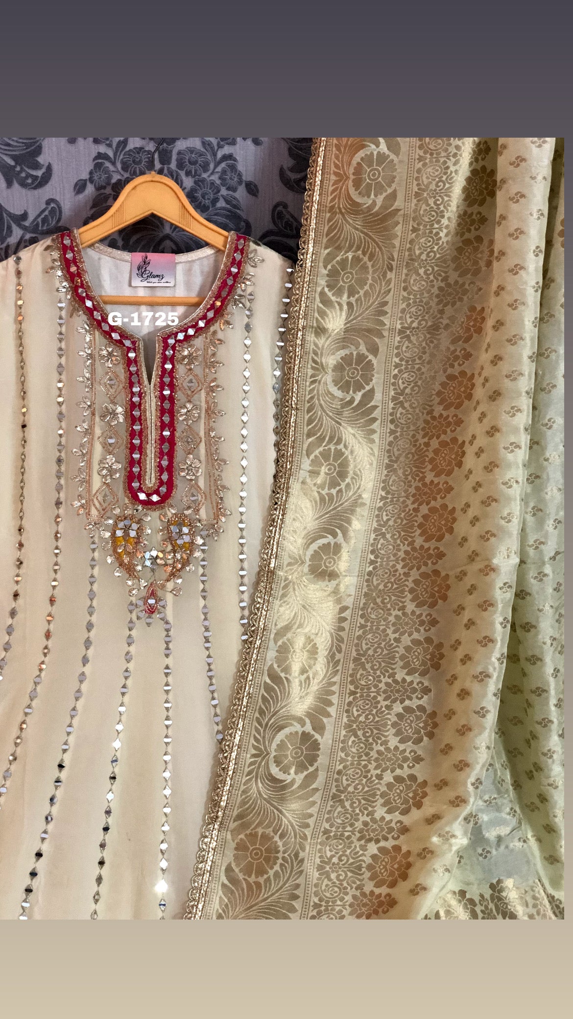 Leza Anarkali Dress Enbroidered dress Salwar suit - Saffronfashionindia