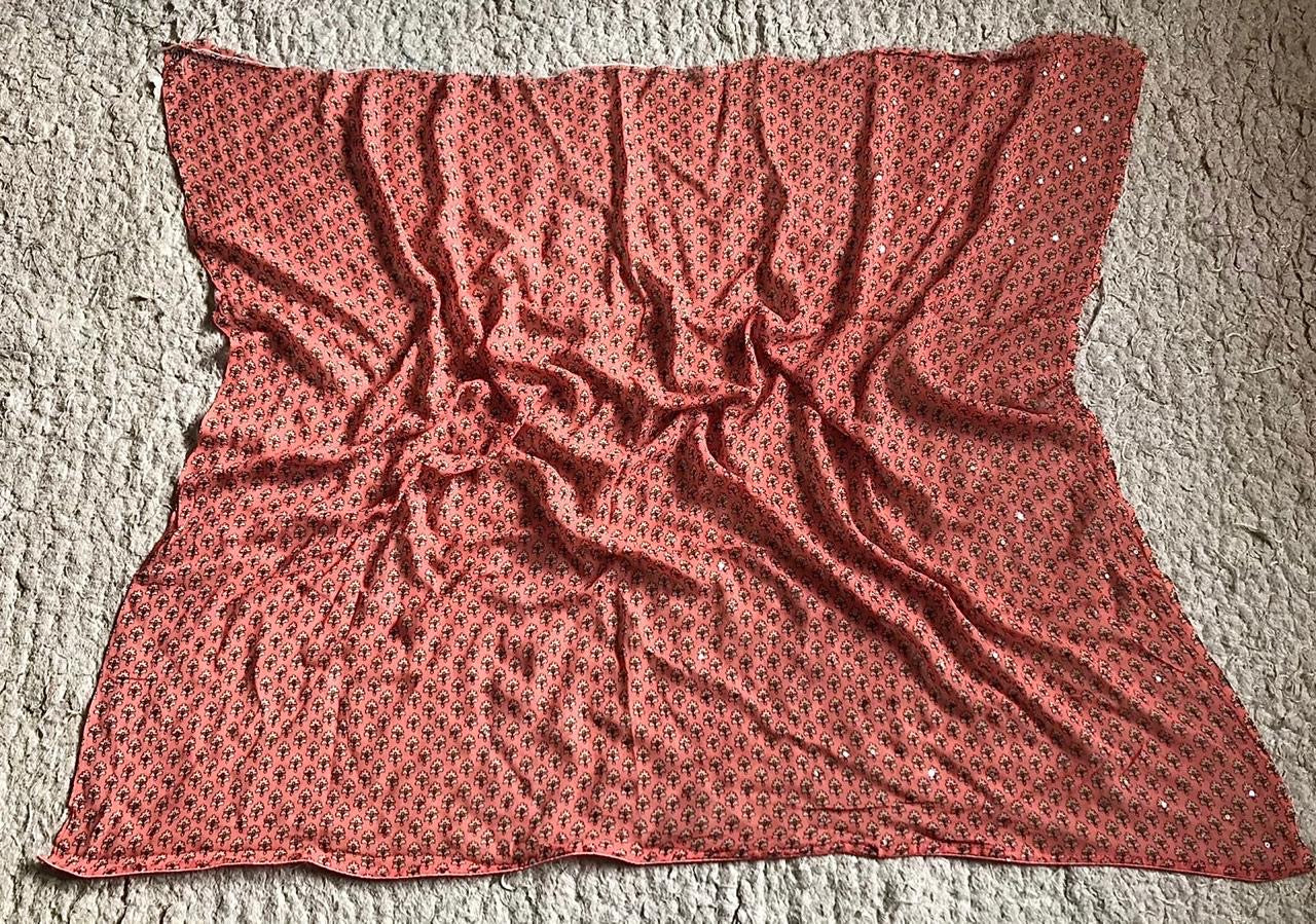 Premium gorgette sequins saree Partywear sari blouse Saffronfashionindia