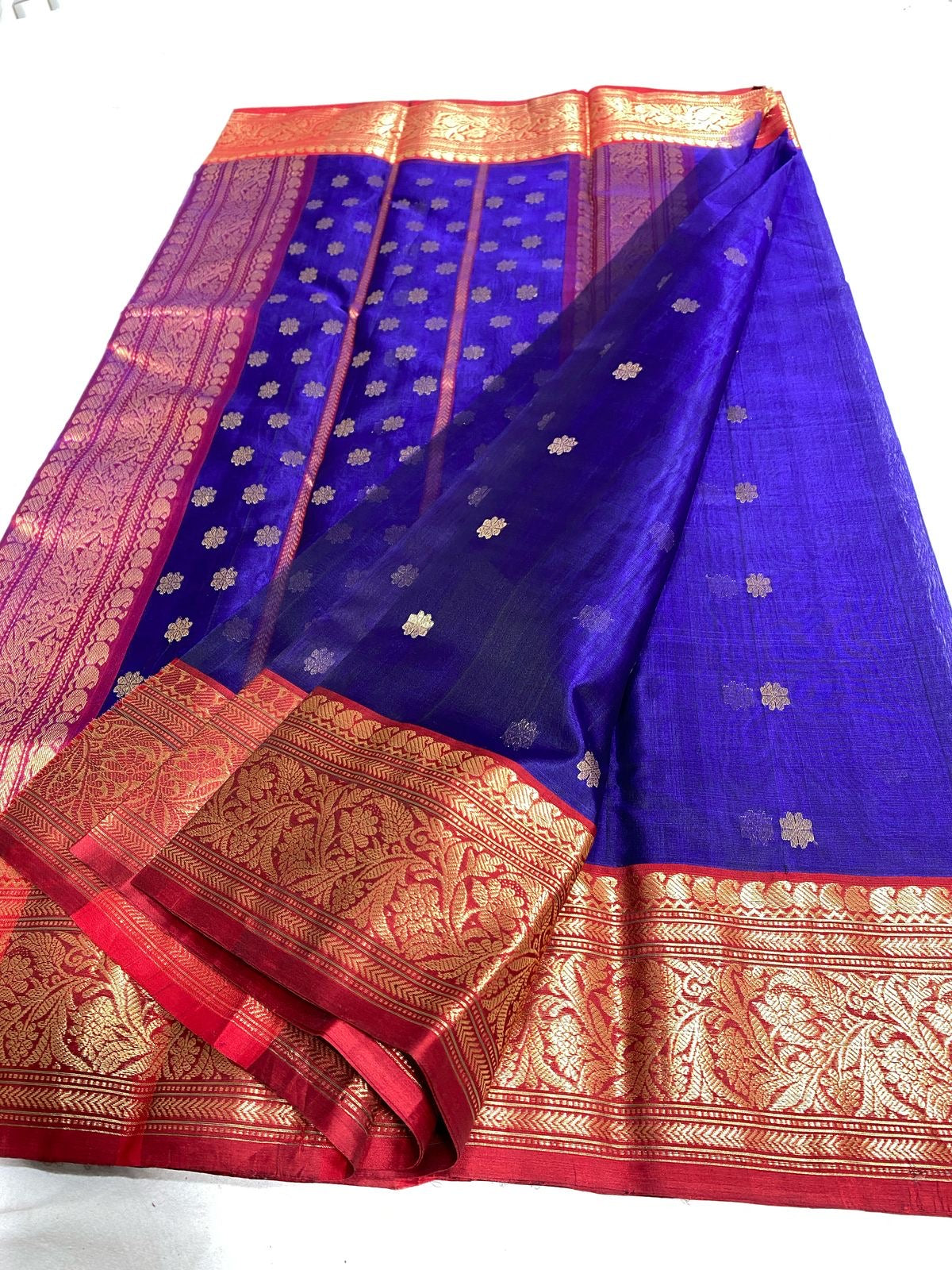 Avesha Chanderi saree katan silk saree Indian sari blouse SaffronFashion