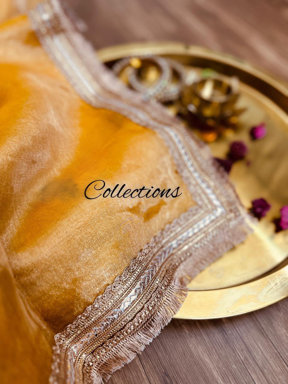 Vini Banarsi tissue silk saree weaved sarees - Saffronfashionindia