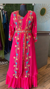 Pink Sangeet Dress Bridesmaid Dress Indowestern dresses