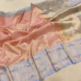 Tissue handwoven saree Indian traditional sari