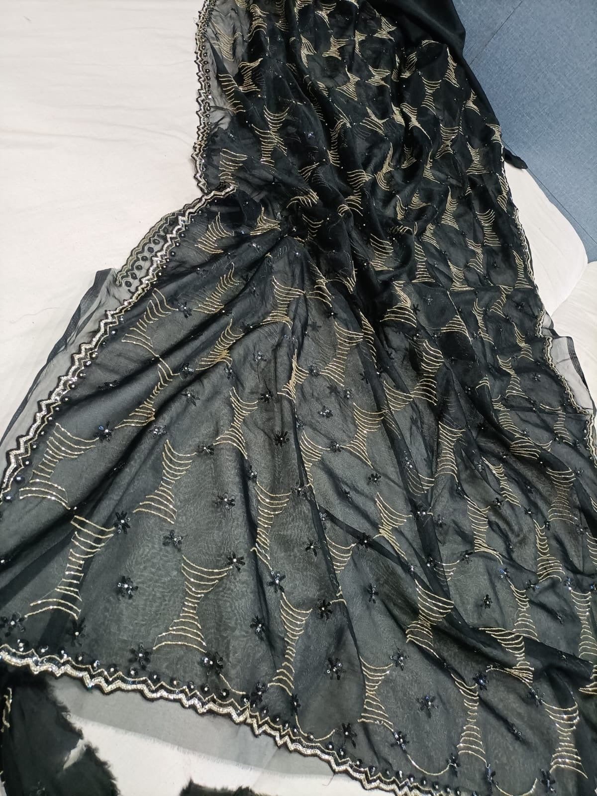 Ivshika Organza Partywear Saree trendy sarees - Saffronfashionindia