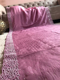 Luxury pink premium Organza Silk Sarees