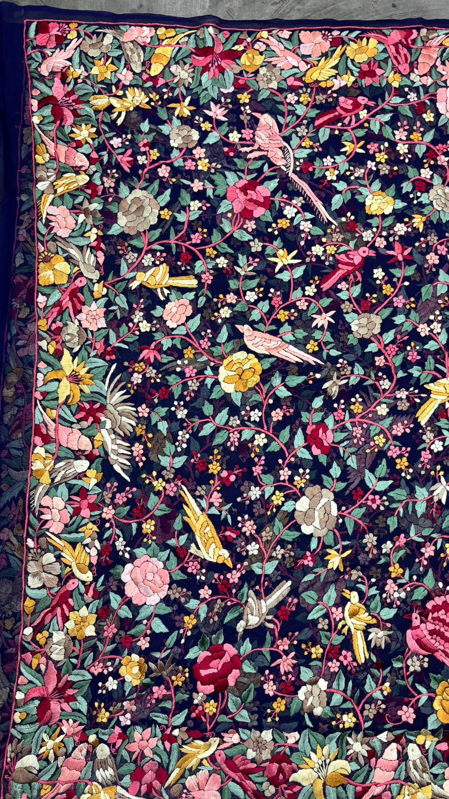 Parsi dupatta authentic parsi gara dupatta Indian traditional dupatta SaffronFashion