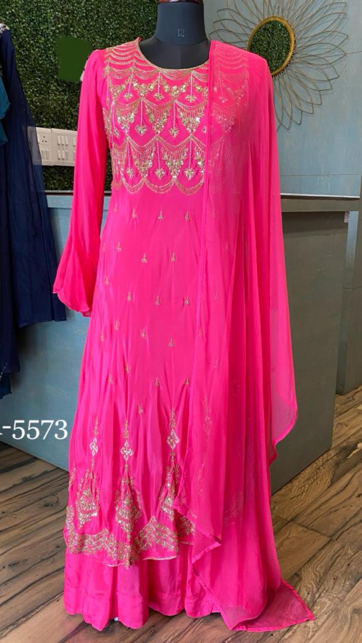 Pink Leela kurta gharana dress - Saffronfashionindia