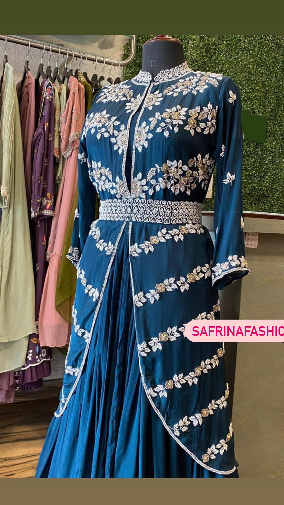 Bimisha indowestern dress partywear dress - Saffronfashionindia