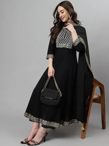 Black beauty Salwar suit Indian Salwar kameez